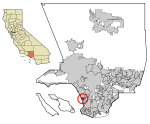 LA County Incorporated Areas Manhattan Beach highlighted